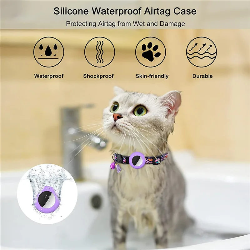 AirTag Cat Collar – Adjustable, Safe & Stylish