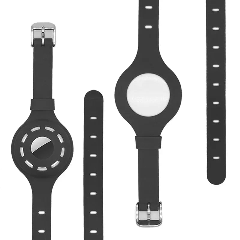 AirTag Silicone Pet Collar – Adjustable, Durable & Anti-Lost Tracker Holder