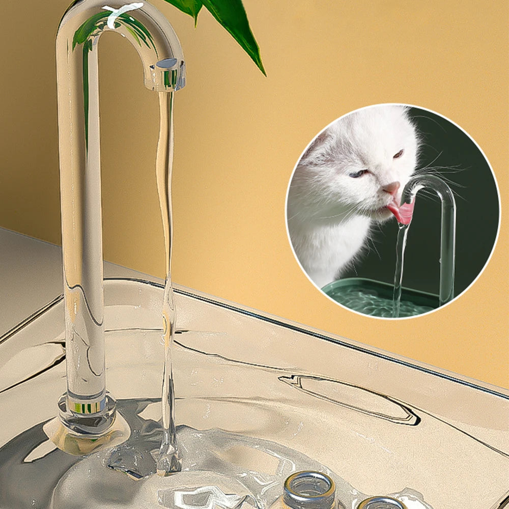 Silent Cat Water Fountain – USB Automatic Filtered Dispenser (1.5L)