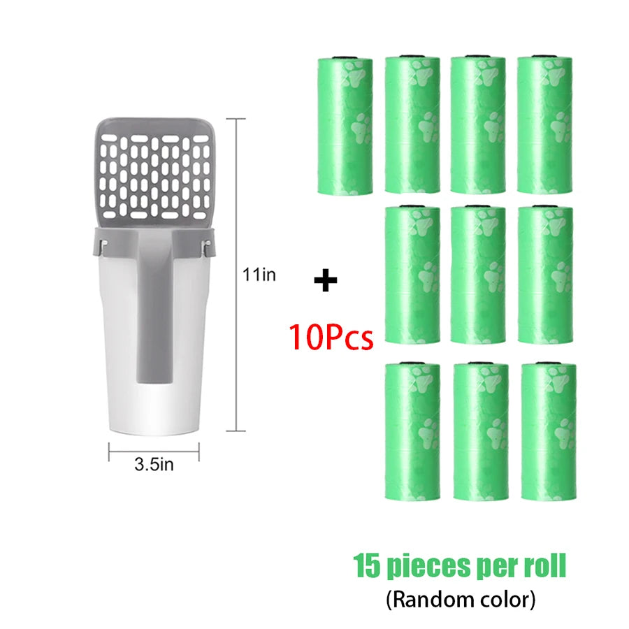 cat litter scoop with lid