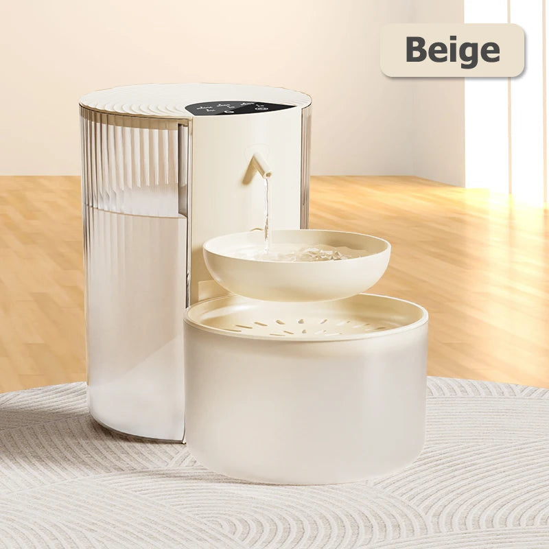 cat water fountain 3l beige