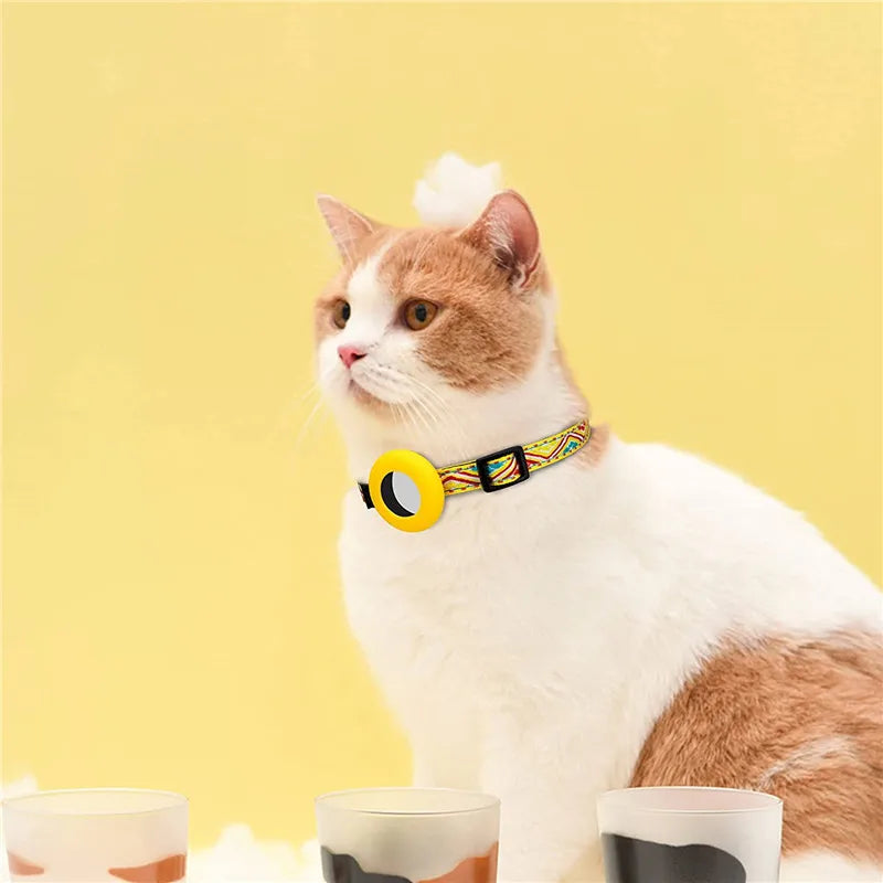 AirTag Cat Collar – Adjustable, Safe & Stylish