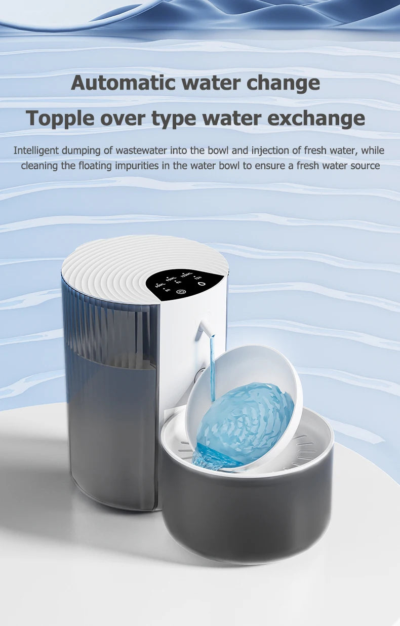 Smart Cat Water Fountain – Wireless Automatic Pet Water Dispenser (3L)