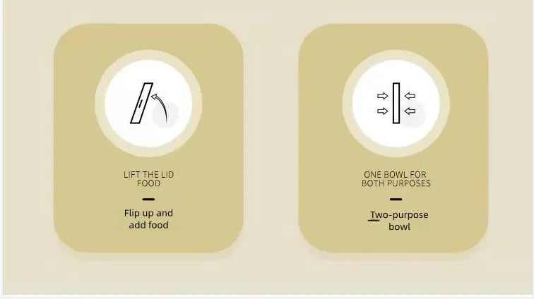 Automatic Cat Feeder with Water Dispenser – 2-in-1 Pet Bowl Station