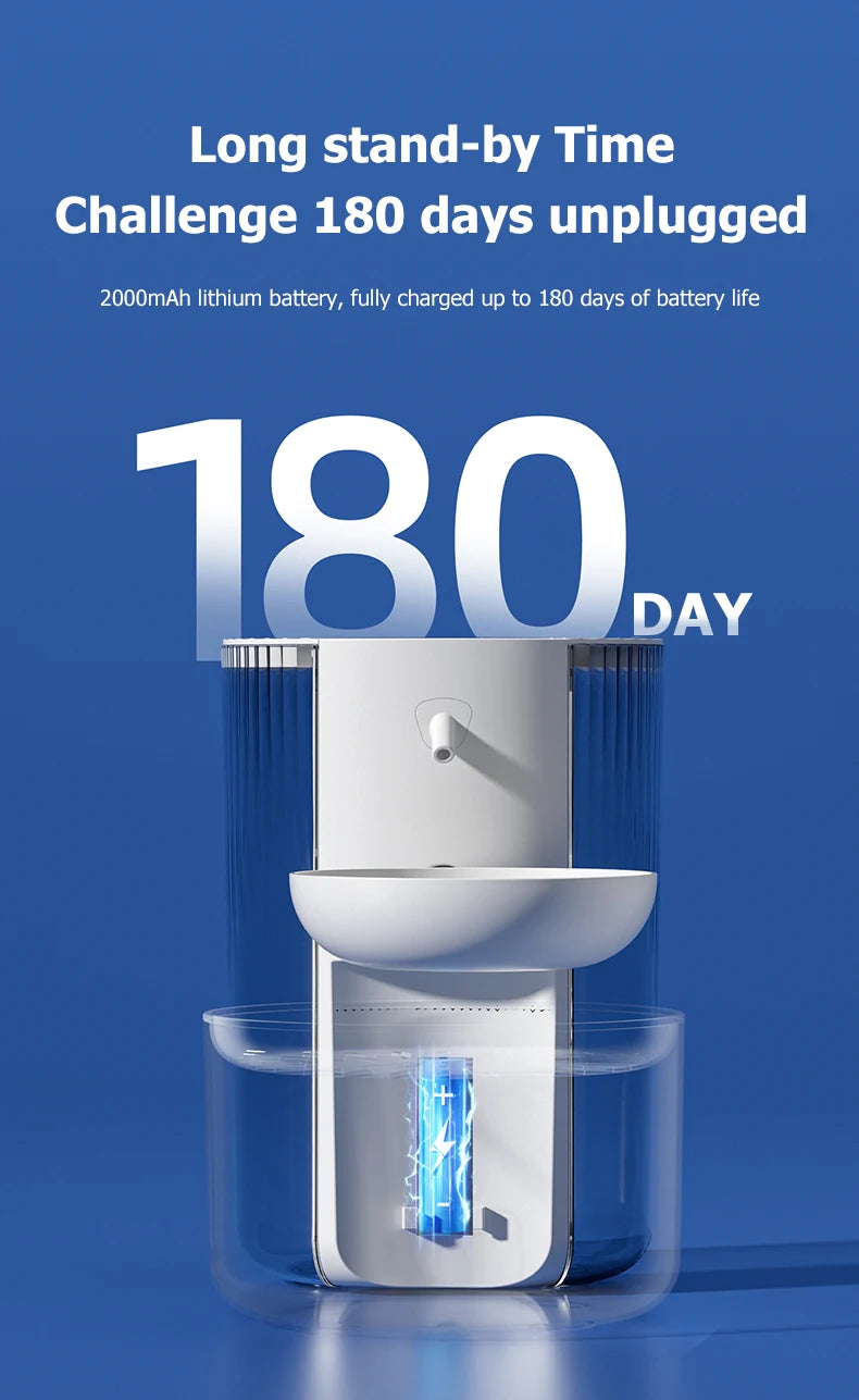 Smart Cat Water Fountain – Wireless Automatic Pet Water Dispenser (3L)