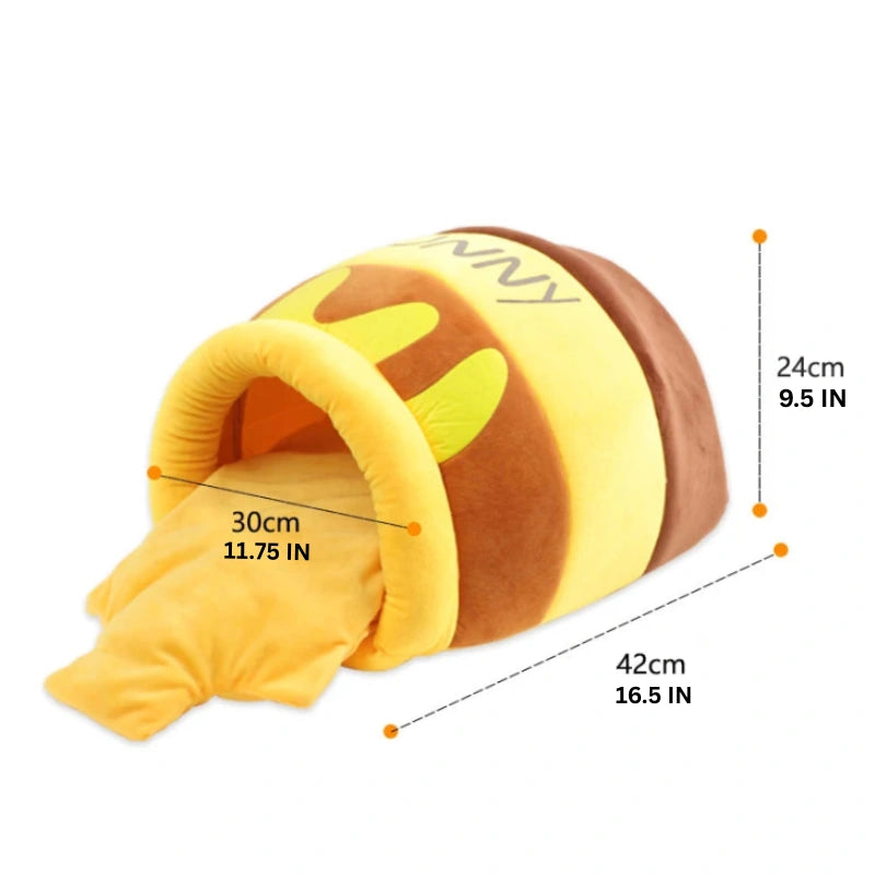 cozy cat bed pink cartoon nest_8