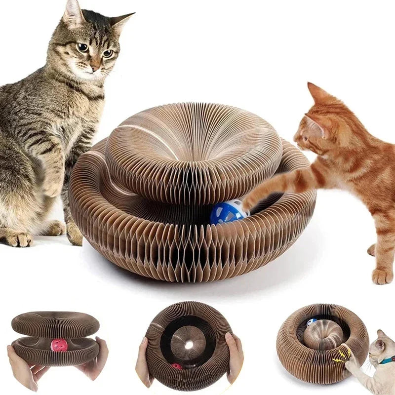 interactive cat scratcher toy cats